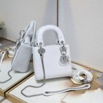 3格钻石款Mini Lady Classic戴妃系列 既高颜值又值得入手的经典系 Minisize特别适合各路小仙女♀ 上身非常有质感 给人气质温婉的感觉 很多