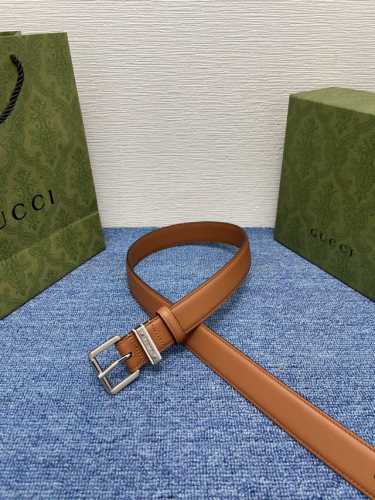 Gucci 经典款面进口原厂皮 搭配原版平纹底 精品针扣 宽3.0Cm 潮流百搭 时尚人士必备