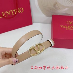 2.0Cm华伦天奴平纹腰带，双面头层牛皮，长度：.75.80.85.90.95.100.欧，钻五金扣原版开模定制庆祝]
