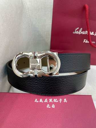 无夹层原厂皮 Ferragamo菲拉格慕 Nfc芯片扫码款 正品尺寸3.5Cm意大利原厂皮 - 点击图像关闭