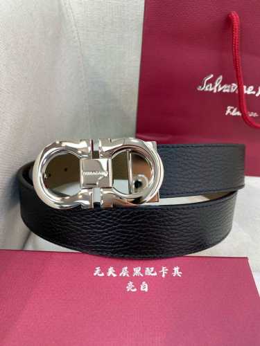 无夹层原厂皮 Ferragamo菲拉格慕 Nfc芯片扫码款 正品尺寸3.5Cm意大利原厂皮