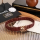 特 Chanel Cc链条 黄铜logo扣 小牛皮 银色金属 与 金色金属 3.0Cm精品 弹力十足 百搭 优雅 码数含扣s=65Cm总长 可用75、8
