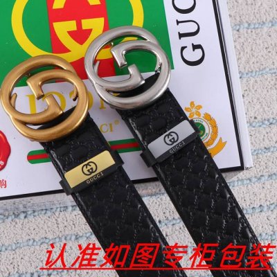 品名：古奇.Gu...Cci原单 材料：百分百头层牛皮，保证真皮。24K纯钢扣双面可用专柜同等质量， 送人自用首选 包装： 请认准如图专柜包装，赠送打孔器，银联