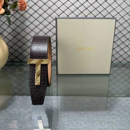 汤姆福特最新网红爆款双面头层牛皮专柜同步3.8宽新款上市了，原版牛皮，搭配铜扣，优雅，大方用的方便。谢谢你转载。 - 点击图像关闭