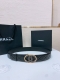 Chanel 24Cc Logo搭扣 黄铜金属进口胎羊皮菱格带身 头层牛皮底 手感柔软 细腻 3.8Cm