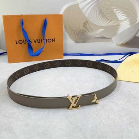 3.0Cm 路易威登Lv腰带，双面头层牛皮皮料，长度：.75.80.85.90.95.100.105.110欧，铜五金扣原版开模定制庆祝] - 点击图像关闭