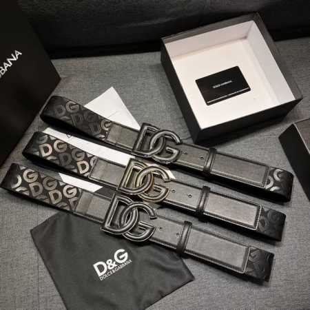 dg，宽3.8Cm Dolce&Gabbana 新款 男士织带印花腰带，搭配进口头层牛皮 - 点击图像关闭