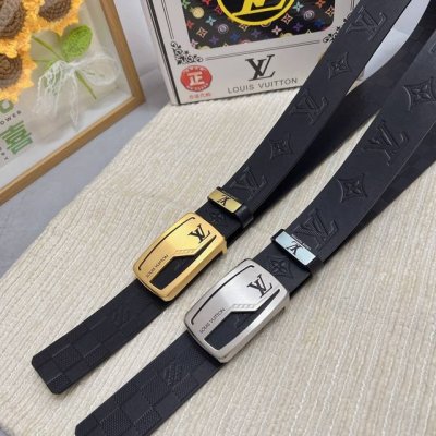 品名：Lv..路易..威登原单 材质：原单牛皮腰带 百分百头层牛皮腰带保证真皮，24K纯钢扣，专柜原单品质、做工精细，时尚大牌，送人自用首选 包装： 请认准如图