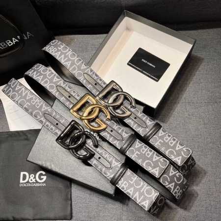 Dg 宽3.5Cm 杜嘉班纳 新款 涂层织物腰带，整体点缀别具一格的提花工艺 Dolce&Gabbana 徽标 - 点击图像关闭