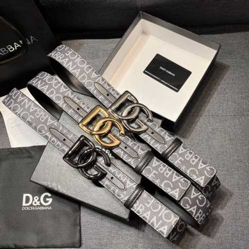 Dg 宽3.5Cm 杜嘉班纳 新款 涂层织物腰带，整体点缀别具一格的提花工艺 Dolce&Gabbana 徽标
