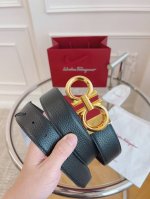 特 菲拉格慕 宽3.5Cm 原厂皮料.精密黄铜五金、正品厂Ip电镀！原版搭配
