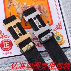 品名：爱马仕...原单 材料：百分百头层牛皮，保证真皮。24K纯钢扣双面可用专柜同等质量， 送人自用首选 包装： 请认准如图专柜包装，赠送打孔器，银联发票，宽度