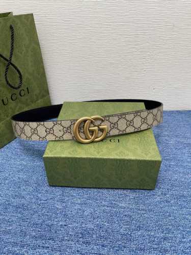 品牌 古驰 Gucci 550105 描述 采用高级Gucci Signature真皮精制而成，触感厚实，饰以双G商标带扣。腰带为意大利尺寸，请在购买前参阅腰带