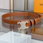 满天星走秀款赛琳皮带 Celine 腰带宽度2.5Cm 超火凯旋门 进口牛皮手感柔软细腻，上身效果超级好看。非常显腰线型﹣﹣时尚必备神器﹣---