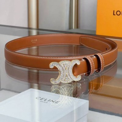 满天星走秀款赛琳皮带 Celine 腰带宽度2.5Cm 超火凯旋门 进口牛皮手感柔软细腻，上身效果超级好看。非常显腰线型﹣﹣时尚必备神器﹣---
