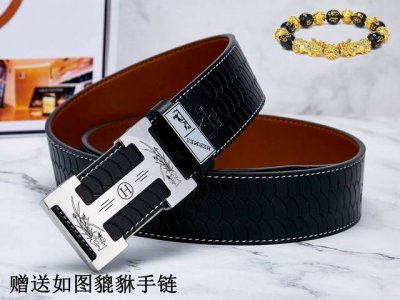 皮带：爱玛仕.Her...原单 P200 腰带：百分百头层牛皮，保证真皮。24K纯钢扣双面可用专柜同等质量， 送人自用首选 包装： 请认准如图专柜包装，赠送打孔