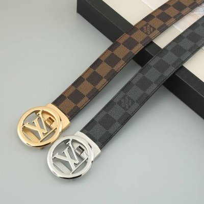 特P190 Lv男士自动腰带- 宽度34Mm 精品钢扣 精工打造 手感柔软 可以裁剪