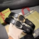 特 古奇 宽4.0Cm 每一季，品牌标识都会吐故纳新，于经典之中融入新意。在这款腰带上，尾部Gg标识以亮眼之姿生动呈现，与双G造型配件相得益彰
