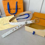 特 L0Uis Vuitt0N 今季新品 驴家女士原單腰帶寬度25毫米 定制牛仔布面搭配裸色小牛皮底 全新开模针扣 小花五金戒子效果 皮带穿孔饰有五金 经久耐用