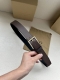 特 原单经典版型，平纹纹系列，3.4Cm宽度，专柜精品铜扣，真空电镀，工艺精细缝制，原版面料原版牛皮、质感超赞，手感柔软