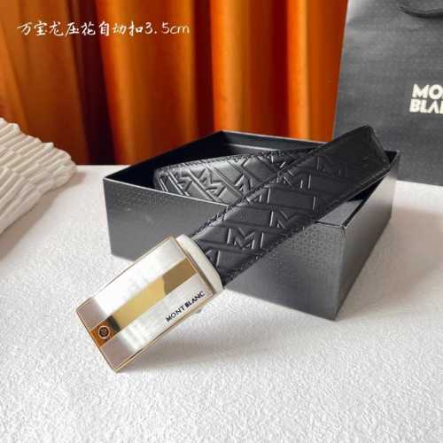 品牌:万宝龙 价格P整套 尺寸:带宽34Mm 正品尺寸 五金材质:专柜精品扣，真空电镀，工艺精细 带身材质:天然头层牛皮.质感十足，手感柔软。时尚个性，经典百搭