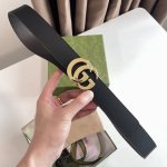 特 Gucci-古驰自动平滑款 宽度35Mm 精品钢质五金搭配意大利进口皮腰带 手感柔软 长度可调