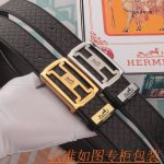 腰带皮带：爱玛仕原单牛皮腰带· 男款皮带：材质百分百头层牛皮腰带保证真皮皮带，专柜原单品质、做工精细，时尚大牌，送人自用首选包装： 请认准如图专柜包装赠