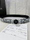 特 宽度4.0Cm Versace 范思哲 此款Palazzo腰带采用牛皮革面料制作，并饰有Le Pop Classique图案印花和标志性的美杜莎五金配件。