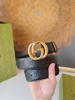 特 Gucci.古驰 全套包装 3.8Cm进口小牛皮压花, 专柜正品1:1完美复刻. 原版底皮, 采用热压印技术的gucci Signature皮革精制而成，触