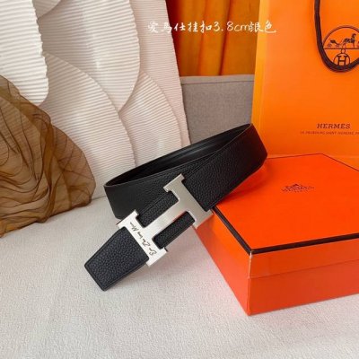 爱仕，宽3.8Cm进口原版皮带身，双面可两面用，精品电镀五金 ！顶级