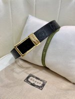古驰进口原单头层牛皮 搭配精品扣,原产皮料定制，专柜宽度3.5Cmp200
