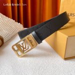 特P190 品牌：【驴牌】 Lv新款进口小牛皮，手感细腻柔软。搭配纯钢自动精品钢扣，男士必备！宽度：3.5Cm