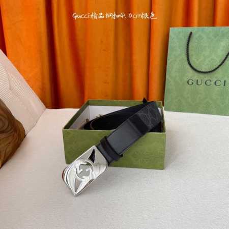 Guc～Ci 经典款进口原厂压花面 搭配原版沙底 精品钢扣 宽4.0 Cm 经典永不过时款 潮流大方 时尚百搭 顶级 原单150 - 点击图像关闭