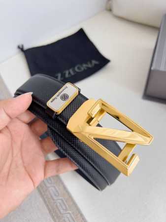 品名：杰尼亚. Ermenegiido Zelma. 腰带 自动带 皮带 型号：纯钢材质自动扣，头层牛皮自动带身，实物拍摄 材料：百分百头层牛皮，保证真皮。24 - 点击图像关闭