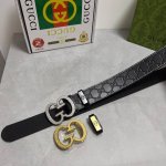 品名：古奇.Gu...Ci 原单 材质：原单牛皮腰带 专柜原单品质、做工精细，时尚大牌，送人自用首选 包装： 请认准如图专柜包装赠送打孔器手提袋专柜礼盒宽度3.