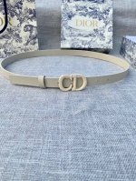 特 宽度2.0Cm Dior 迪奧 爆款平面無線帶身 Saddle牛皮革皮带。 烤漆金属“Cd”标志 採用進口雙面頭層牛皮