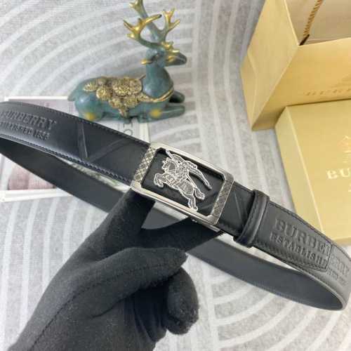 巴宝莉 特种皮腰带自动带系列 ，原厂五金精品不锈钢扣，手感柔软舒适 宽3.5Cm。