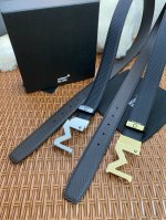 品名：万宝龙 Montblanc 原单 材质：原单牛皮腰带 百分百头层牛皮腰带保证真皮，24K纯钢扣，专柜原单品质、做工精细，时尚大牌，送人自用首选 包装： 请