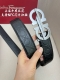 Ferragamo菲拉格慕男士专柜对版金属扣，头层牛皮双面外用腰带，商务通勤休闲场合均适合佩戴。3.5Cm