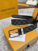 Louis Vuitton Lv腰带 系列 原厂五金 精致手工绘边 柔软舒适 宽3.5