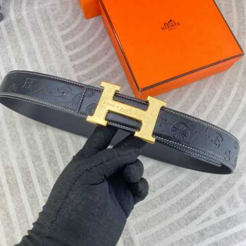 爱马仕 特种皮腰带系列 ，原厂五金精品不锈钢扣，手感柔软舒适 宽3.8Cm。