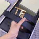 特 Tom Ford 汤姆福特。新款进口双面皮，简约商务男士腰带，3.5Cm宽，配原版包装