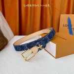 Louis Vuitton ：经典原单品质，精品牛仔印花树膏底，精工制作，细节看图，实物拍摄，高端奢华，宽度3.0Cm