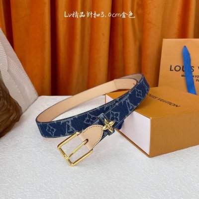 Louis Vuitton ：经典原单品质，精品牛仔印花树膏底，精工制作，细节看图，实物拍摄，高端奢华，宽度3.0Cm