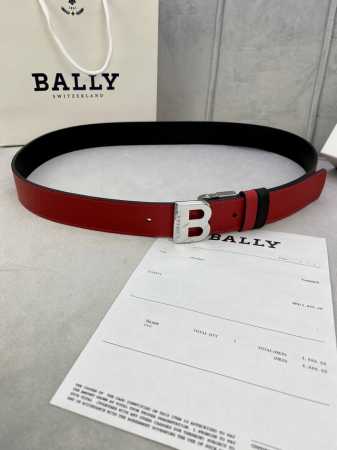 3.5Cm Bally 巴利 平纹 内衬头层小牛皮 ：配有金 银 字母扣头该皮带可调节，且能根据需要剪裁质量保证达到修身效果 - 点击图像关闭