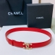 特 Chanel 24S Cc 树脂黑 字母 Logo搭扣 黄铜金属小牛皮腰带 手感柔软 细腻 3.0Cm