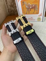 品名：爱马仕.Hermès C原单 材质：原单牛皮腰带 百分百头层牛皮腰带保证真皮，24K纯钢扣，专柜原单品质、做工精细，时尚大牌，送人自用首选 包装： 请认准