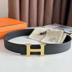 特 Hermes-爱马仕 原单品质腰带手工品质进口精选优质皮，搭配精钢金属挂扣 经典平头款式 双面可用 进口Togo皮带身 宽度：3.8Cm 工艺细节处理到位，