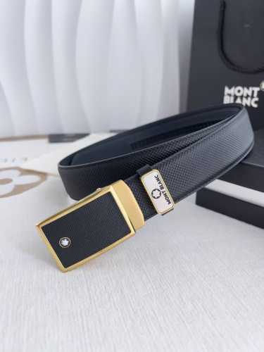 品名：万宝龙.Montblanc原单 腰带 自动皮带 型号：自动带，原版新款纯钢材质自动扣，双面头层牛皮实物拍摄， 材料：百分百头层牛皮，保证真皮。专柜同等质量