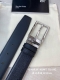 montblanc万宝龙 宽3.5Cm 采用头层牛皮 精品针式扣头 自由裁剪商务休闲皮带